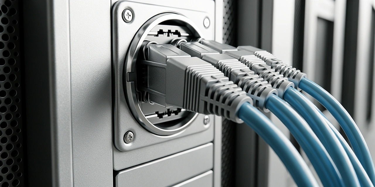 Server infrastructure representing data precision